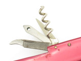 Vtg 1960s Yasuo Imai Proto 614 Seki Japan 3.62" Red Multi Tool Folding Knife