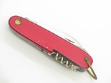 Vtg 1960s Yasuo Imai Proto 614 Seki Japan 3.62" Red Multi Tool Folding Knife