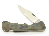 Vtg '80s Sharp P-940 Camo 4.5" Seki Japan Folding Hunter Pocket Lockback Knife