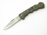 Vtg '80s Sharp P-940 Camo Seki Japan 4.5" Folding Hunter Pocket Lockback Knife