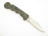 Vtg '80s Sharp P-940 Camo Seki Japan 4.5" Folding Hunter Pocket Lockback Knife