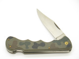 Vtg '80s Sharp P-940 Camo Seki Japan 4.5" Folding Hunter Pocket Lockback Knife