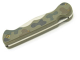 Vtg '80s Sharp P-940 Camo Seki Japan 4.5" Folding Hunter Pocket Lockback Knife