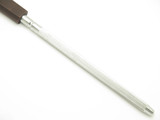 Vtg Steel Sharpening Rod Japan 7" Wood Cutlery Kitchen Knife Stone