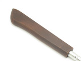 Vtg Steel Sharpening Rod Japan 7" Wood Cutlery Kitchen Knife Stone
