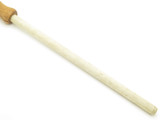 Vtg Ceramic Sharpening Rod Japan 10" Wood Cutlery Kitchen Knife Stone - Crack