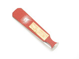 Vtg 1970s 90/M Seki Japan Stainless Red Pipe Tool Folding Pocket Knife