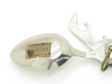 Vtg 1960s Seki Japan Hobo Scout Camp Fork Spoon Faux Stag Folding Pocket Knife