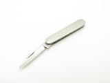 Vintage 1960s Rostfrei Seki Japan Folding Stainless Knife Small Tool Kit Pouch