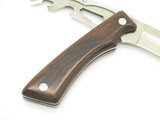 Vintage 1980s Outdoors World Seki Japan Folding Rotating Fixed Knife Multi Tool
