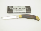 Vtg 1970s Explorer Seki Japan Folding Ebony Hunter Pocket Knife