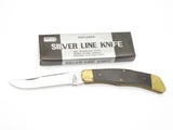 Vintage 1970s Explorer Seki Japan Ebony Folding Hunter Pocket Knife