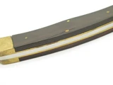Vintage 1970s Explorer Seki Japan Ebony Folding Hunter Pocket Knife