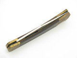 Vintage 1970s Explorer Imai Seki Japan Folding Ebony Hunter Lockback Knife
