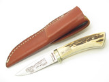 Vintage 1980s Frost Cutlery 93-39 Seki Japan Mini Elk Fixed Blade Hunting Knife