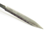 Vintage 1980s Seki Japan Handmade Dagger 6" Fixed Blade Knife Making Part Blem
