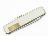 Vintage Rostfrei P-681 Prototype Seki Japan Slim Stainless Folding Pocket Knife