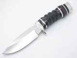 Buck 192 Vanguard BG-42 Custom Shop Buffalo Horn Fixed Blade Hunting Knife