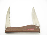 Vintage Prototype P-653 Yasuo Imai Seki Japan Wood Folding Knife
