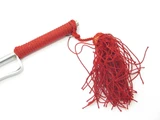 Vintage Seki Japan Red 10.75" Jitte Jutti Edo Katana Japanese Samurai Ninja Bar