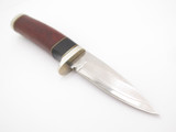 Vtg 1980s IC CUT Japan VG-10 San Mai Damascus Fixed Blade Hunting Knife