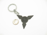 Vintage 1980s Valor 2" Shuriken Ninja Seki Japan Tak Fukuta 3 Point Throwing Star Keychain