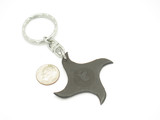 Vintage 1980s Valor 2" Shuriken Ninja Seki Japan Tak Fukuta 4 Point Throwing Star Keychain