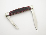 Vtg 1988 Buck 305 Lancer Small 2 Blade Folding Pocket Knife Bone Handle