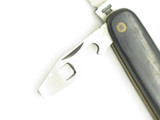 Vintage 1970s Seki Japan 3.5" Black Folding Pocket Knife Pipe Multi Tool