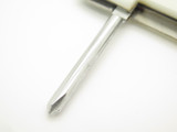 Vintage Seizo Imai Seki Japan 3.75" White Screwdriver Folding Pocket Tool