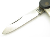Vintage 1970s Seki Japan 3.5" Black Folding Pocket Knife Multi Pipe Tool