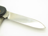 Vintage 1970s Seki Japan 3.5" Black Folding Pocket Knife Multi Pipe Tool