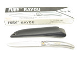 Vtg Fury 66023 Bayou Seki Japan fixed laguiole 440 Stainless Fixed Blade Knife
