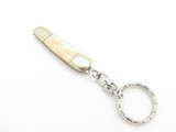 Vintage 1980s Frost & Son Bone 2.25" Mini Folding Pocket Keychain Knife