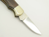 Vintage Explorer Seki Japan Wood 2.25" Mini Folding Pocket Keychain Knife