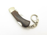 Vintage Explorer Seki Japan Wood 2.25" Mini Folding Pocket Keychain Knife