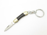 Vintage 1980s Frost & Son Japan Wood 2" Mini Folding Pocket Keychain Knife
