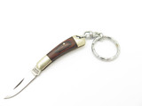 Vintage Virginia Rostfrei MP-20 Japan Wood 2" Mini Folding Pocket Keychain Knife