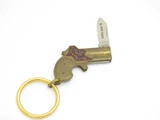 Vintage '70s El Patio Ranch Seki Japan Miniature Derringer Pistol Keychain Knife