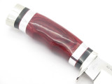 Buck 192 Vanguard BG-42 Custom Shop Cherry Wood Fixed Blade Hunting Knife