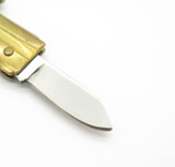 Vintage Proto 1 Seki Japan Miniature Derringer Pistol Keychain Folding Knife