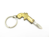 Vintage Valor Seki Japan Miniature Derringer Pistol Keychain Mini Folding Knife