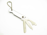 Vtg 1980s Trim Seki Japan Stainless Gentleman Folding Pocket Knife Multi Tool