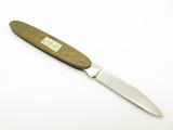 Vintage '80s Prototype 13 Seki Japan Brass New Zealand Kiwi Folding Pocket Knife