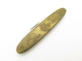 Vintage '80s Prototype 13 Seki Japan Brass New Zealand Kiwi Folding Pocket Knife