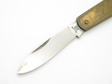 Vintage 1980s Novelty Seki Japan Brass G. Washington Folding Pocket Knife