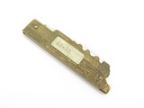 Vintage Prototype 10 Seki Japan Small 3" Brass Locomotive Folding Pocket Knife
