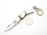 Vtg Explorer Seki Japan P-21AB Abalone Pearl 2.25" Folding Pocket Keychain Knife