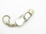 Vtg Explorer Seki Japan P-21AB Abalone Pearl 2.25" Folding Pocket Keychain Knife