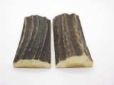 Vintage 3 x 1.25 India Sambar Stag Scale Slab Knife Making Handle Grip Blank